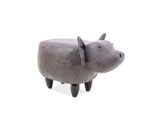 Пуф Sabina świnka Signal серый